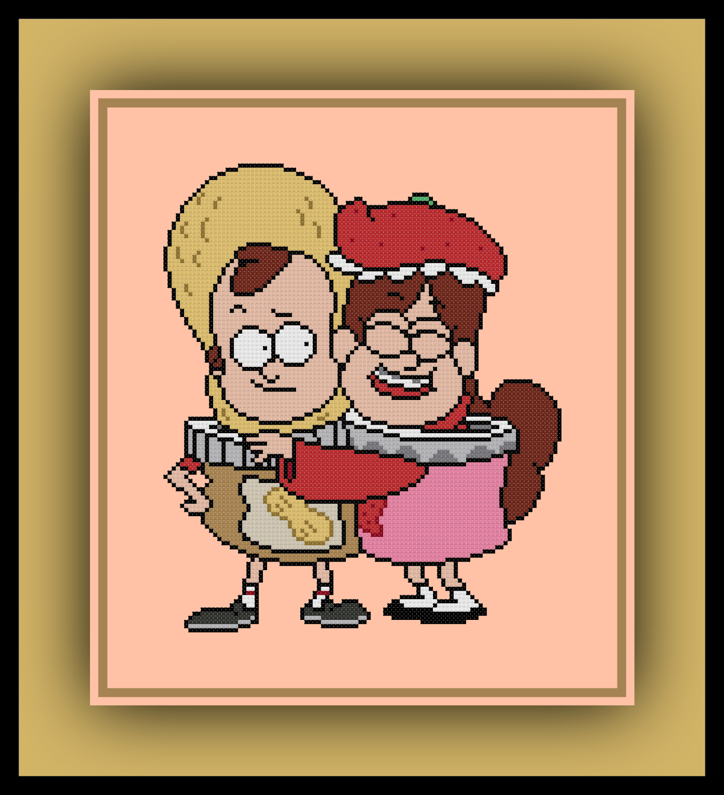 Patreon Only Gravity Falls Cross Stitch Pattern Dipper and Mabel ...