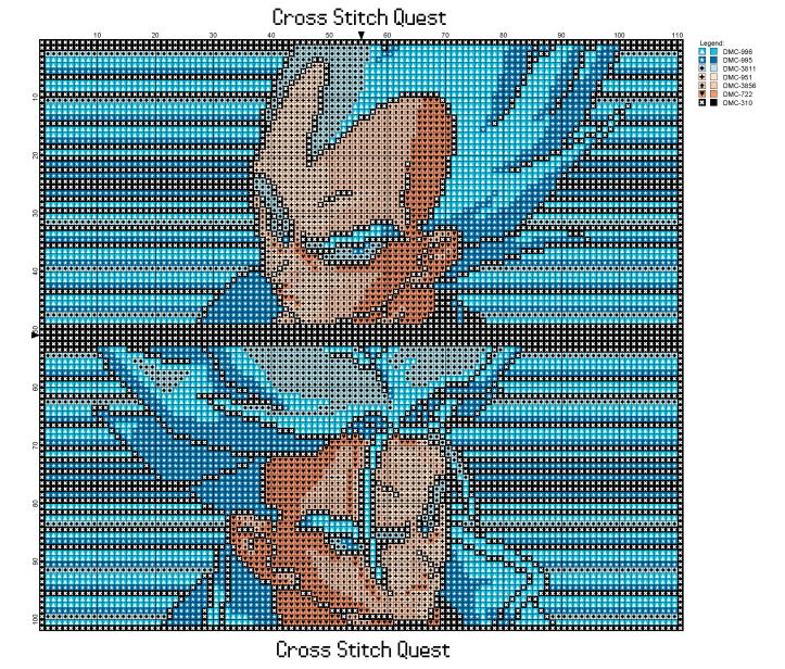 Trunks and Vegeta Pattern_Page_1