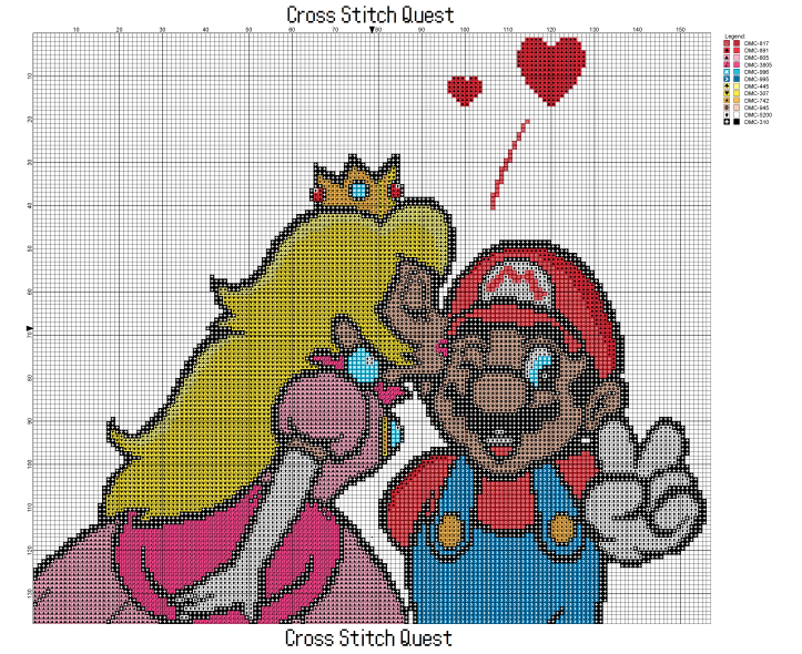 Mario Peach Kiss Pattern_Page_1
