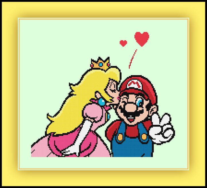 Mario Peach Kiss Preview
