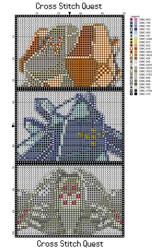 Regirock Pattern Free Regi Trio Cross Stitch Pattern Regice, Regirock, and Registeel ...