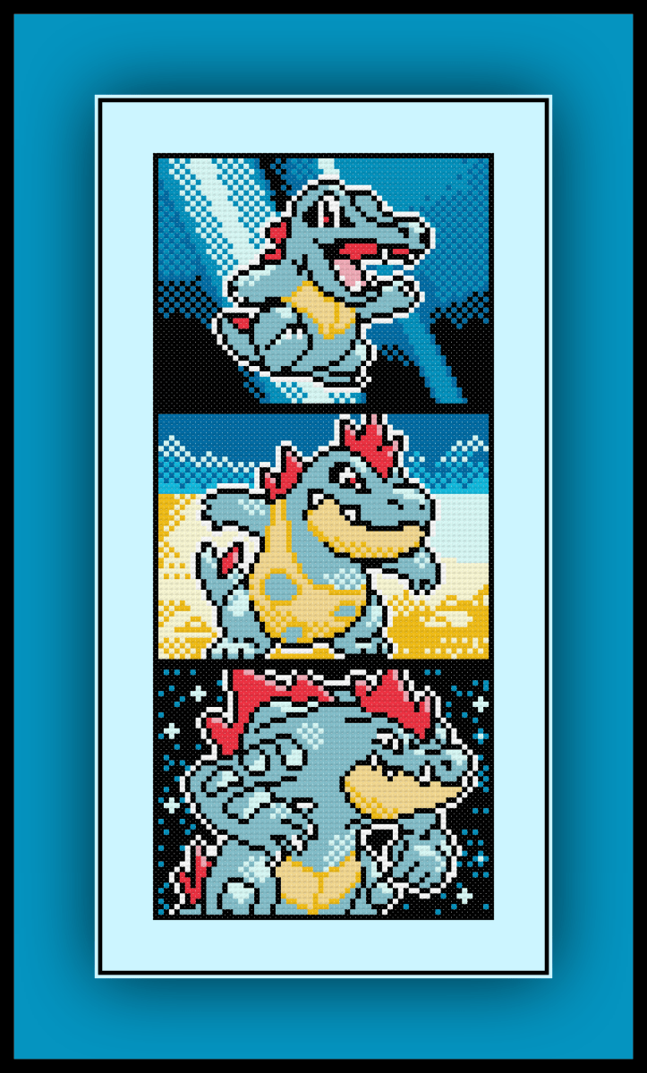 Totodile Line Preview